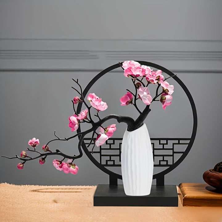 Elegant Artificial Orchid Arrangement for Decorative Display