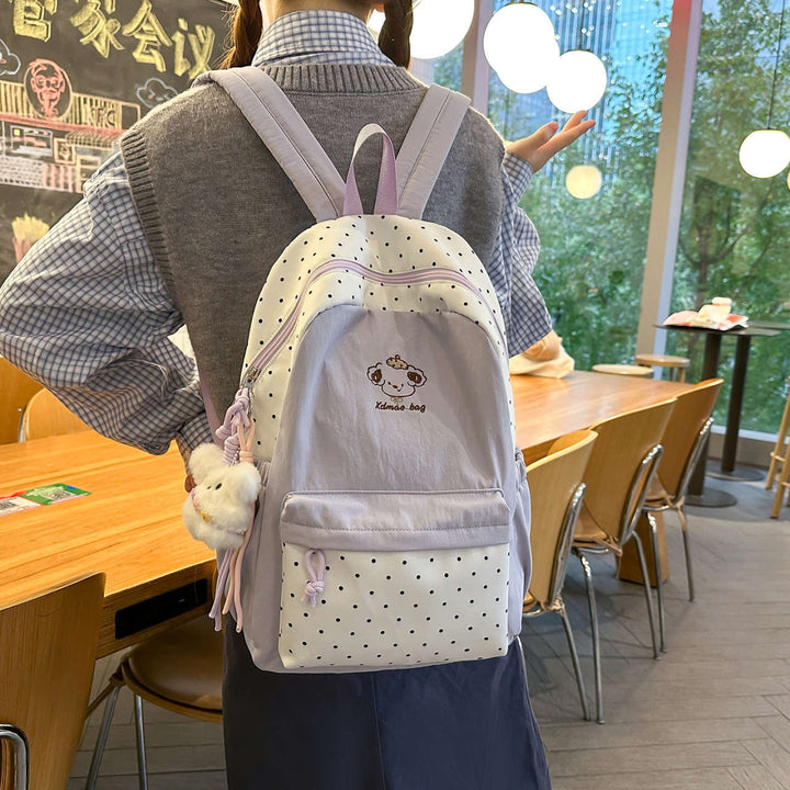 Playful Polka Dot Backpack Kalsten
