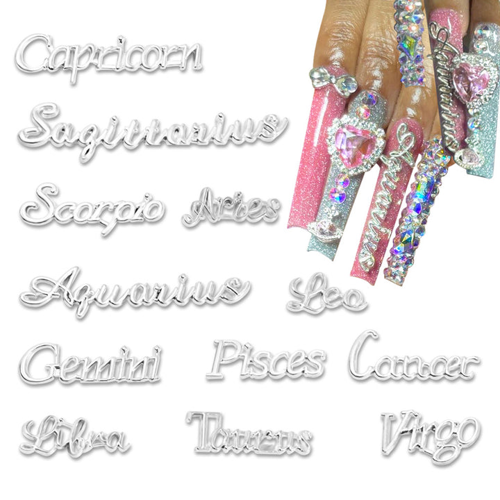 Zodiac Nail Art Charms
