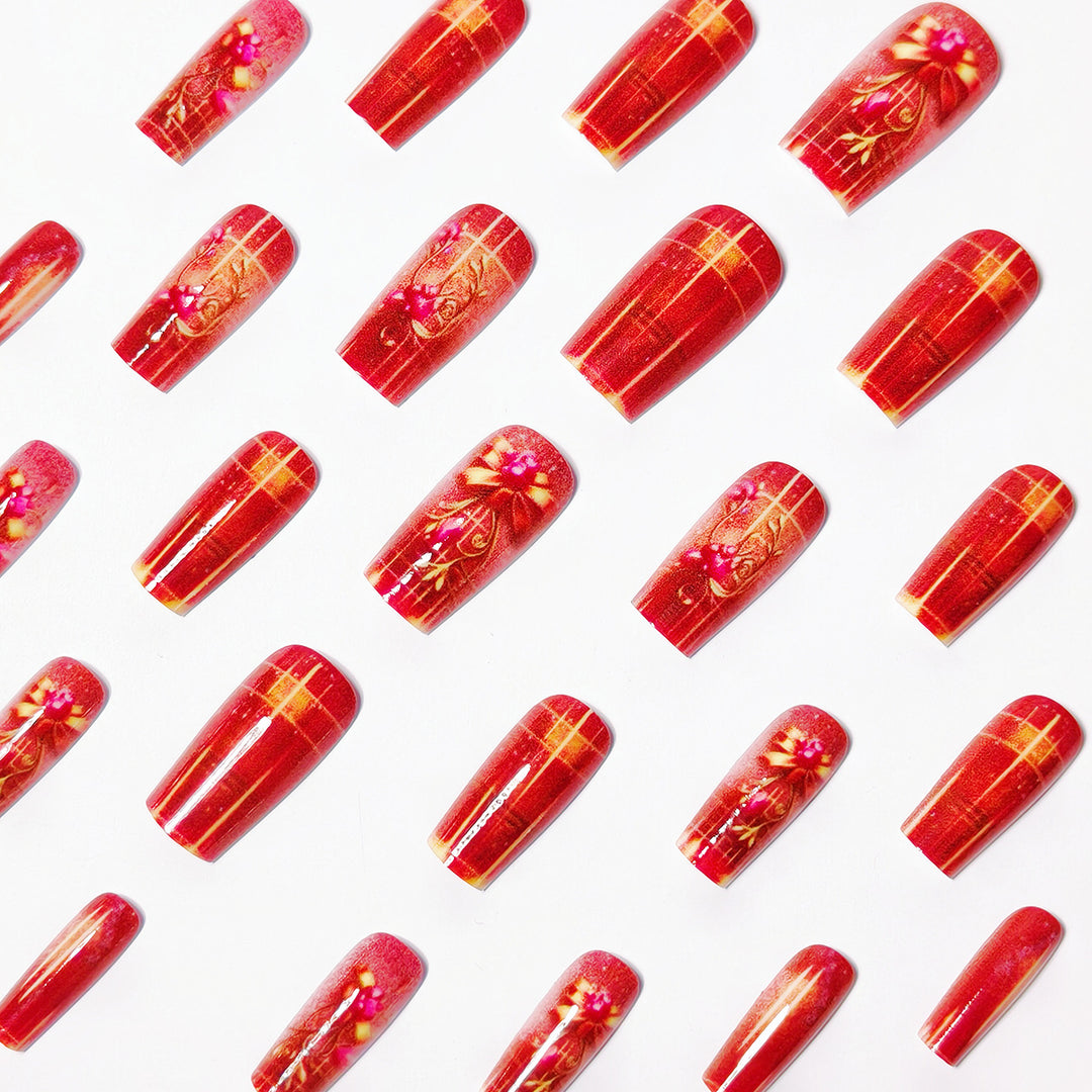 Artistic Floral Nail Art Design Kalsten
