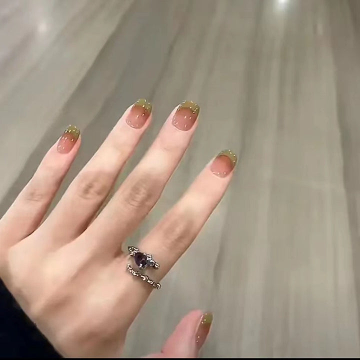 Elegant Gradient Nail Art