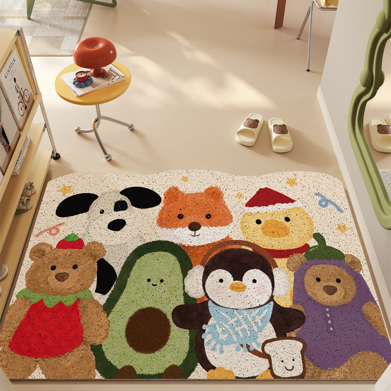 Cute Animal-Themed Welcome Mat