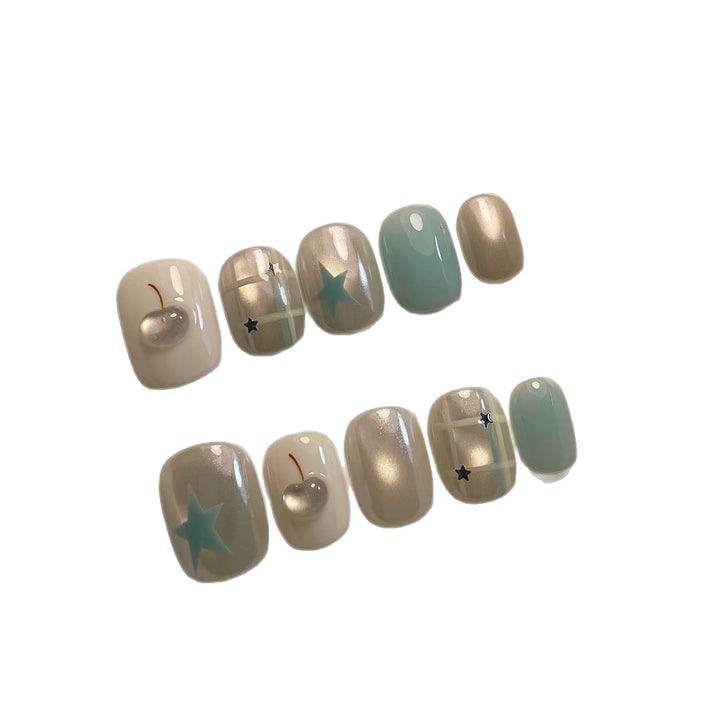 Artistic Themed Press-On Nail Set