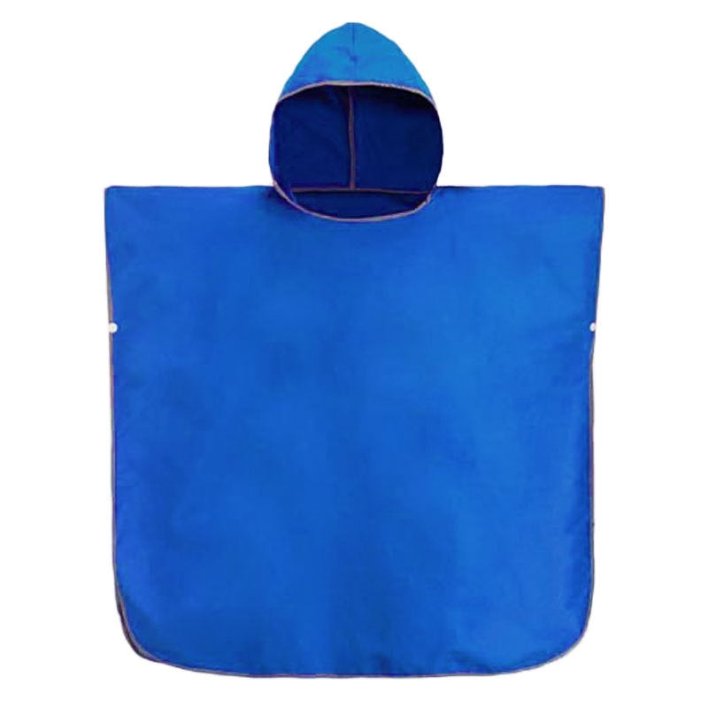 Water-repellent hooded poncho Kalsten