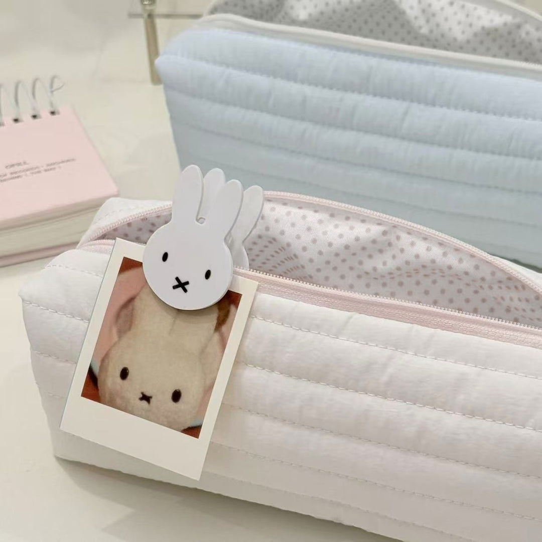 Quilted Multi-Functional Makeup and Stationery Organizer