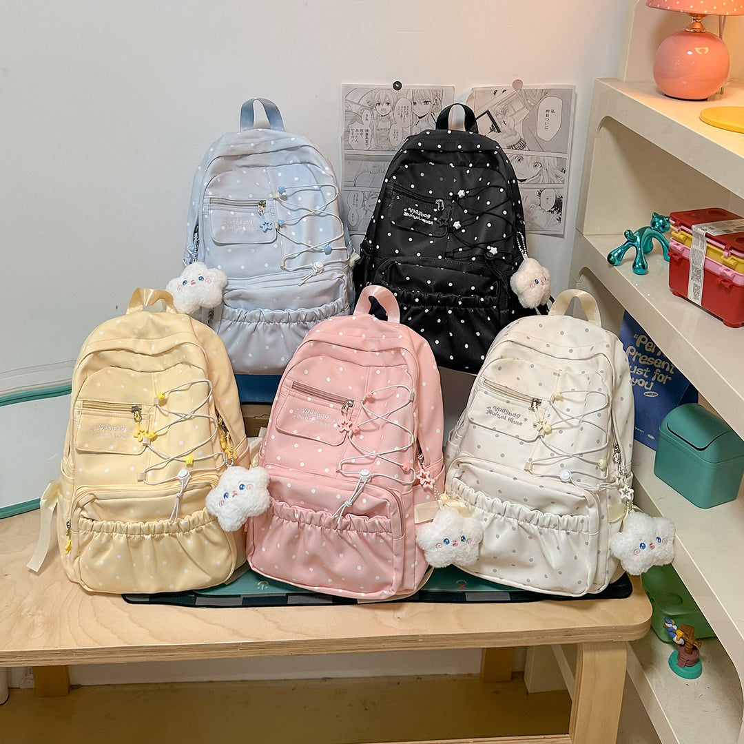 Cute Polka Dot Design Backpack Kalsten
