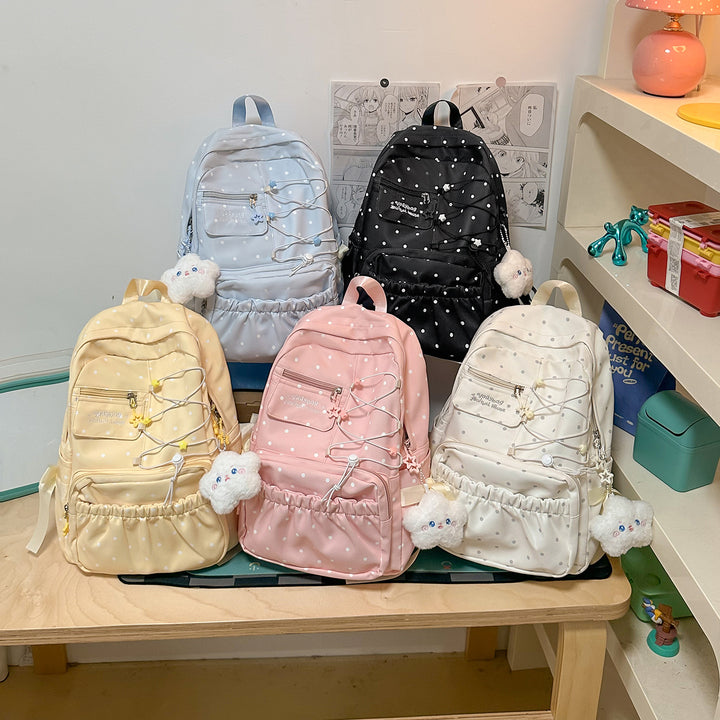 Cute Polka Dot Design Backpack Kalsten