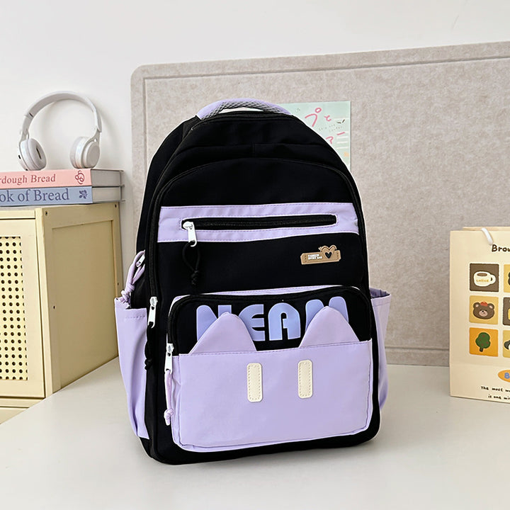 Cute Cat-Themed Backpack