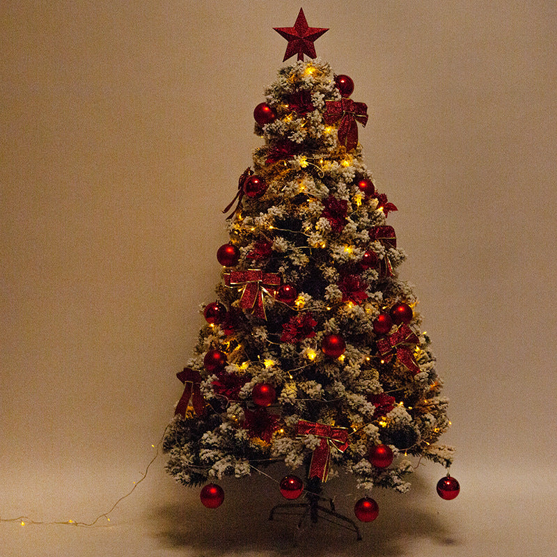 Premium Flocked Christmas Tree with Decorative Ornaments Kalsten