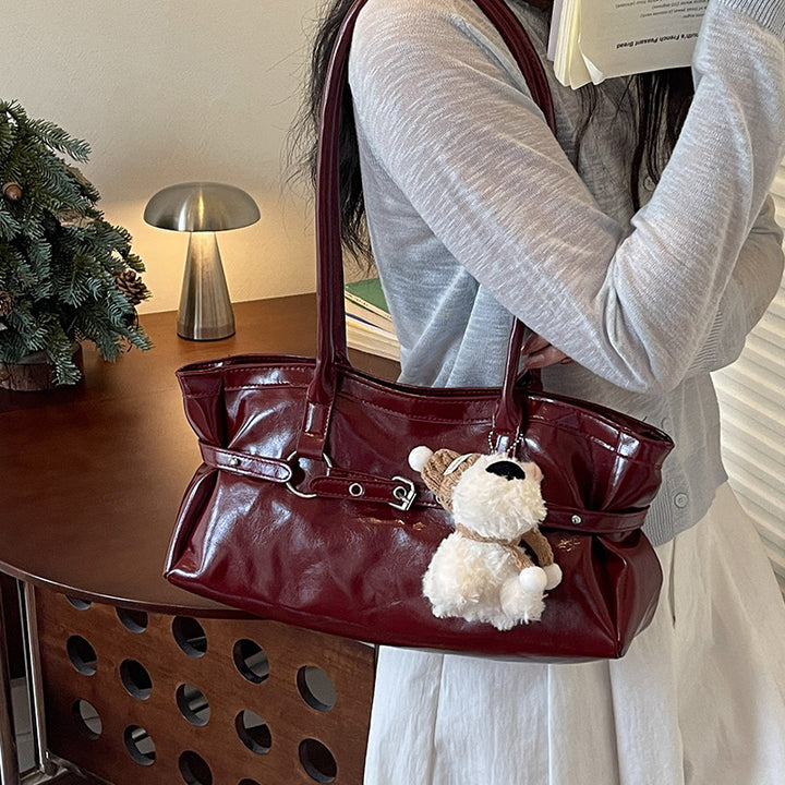 Elegant Patent Leather Handbag
