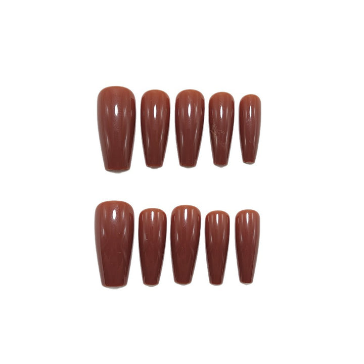 Artificial nails in elegant high gloss with stiletto shape Kalsten