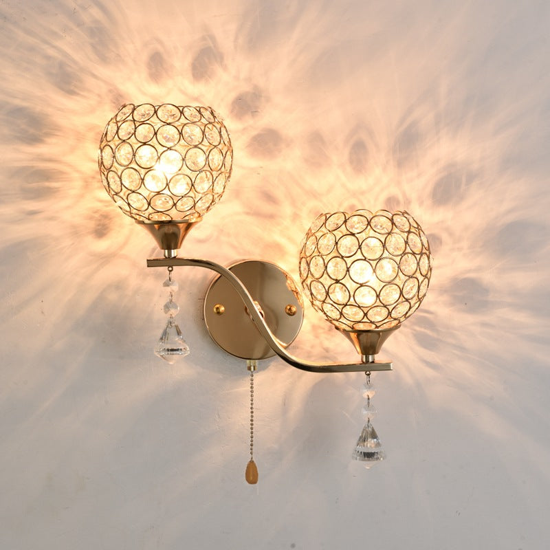 Crystal Accent Wall Sconce