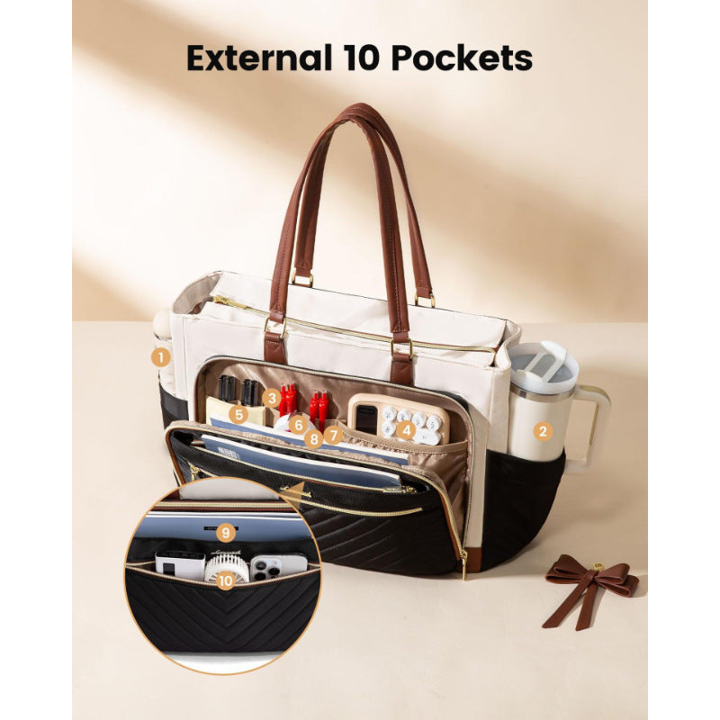 Insulated Multi-Compartment Lunch Tote Kalsten
