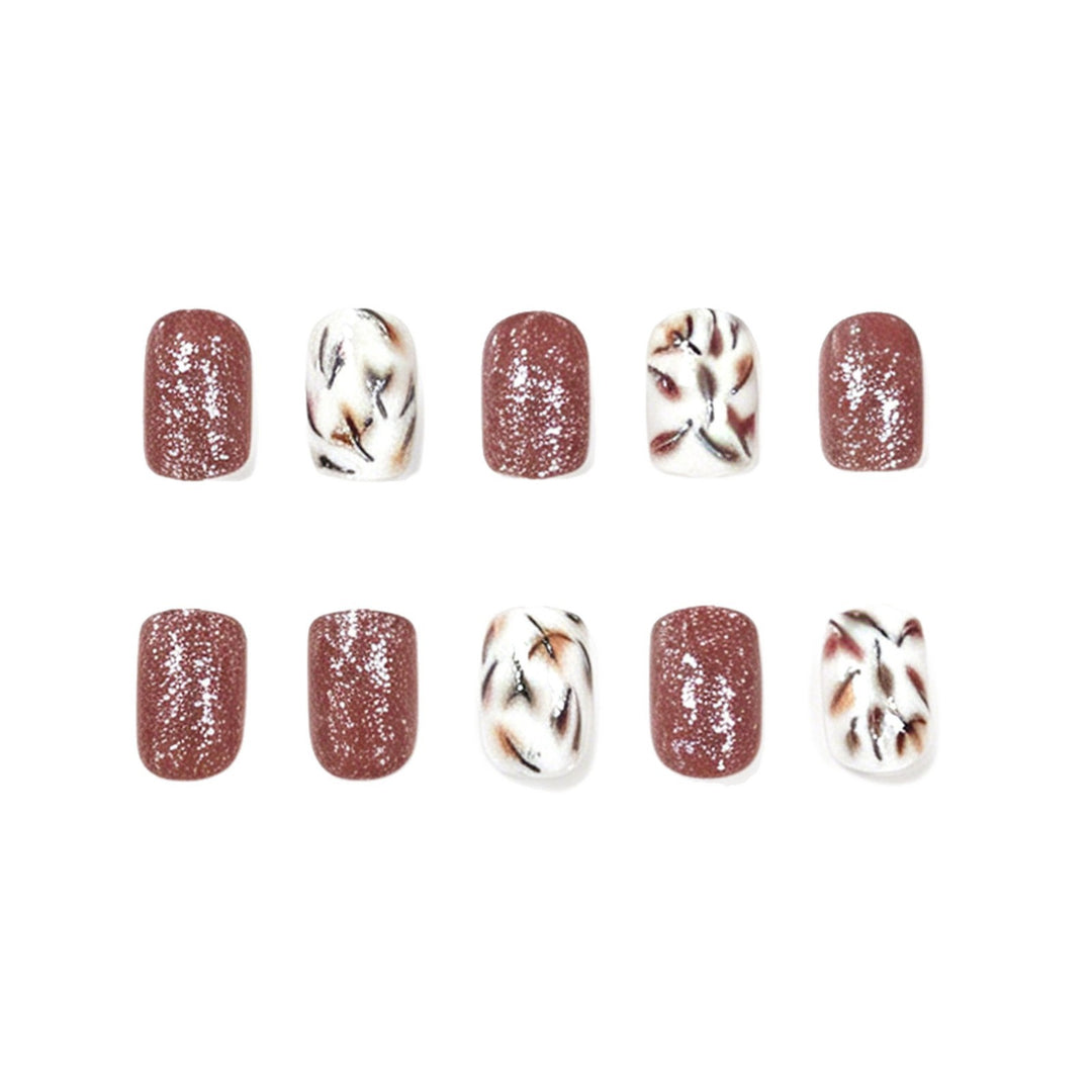 Decorative Fall-Inspired Nail Art Kalsten