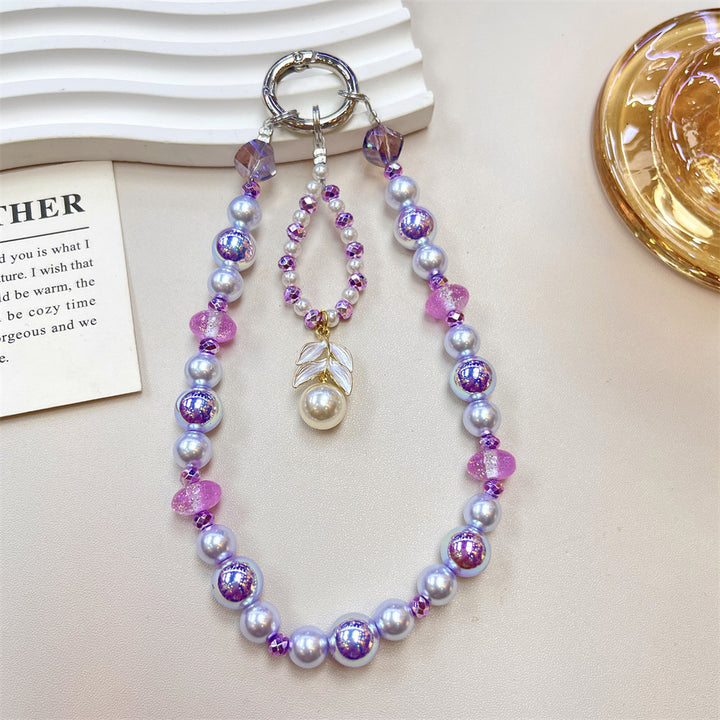 Elegant Pearl Beaded Charm Necklace Kalsten
