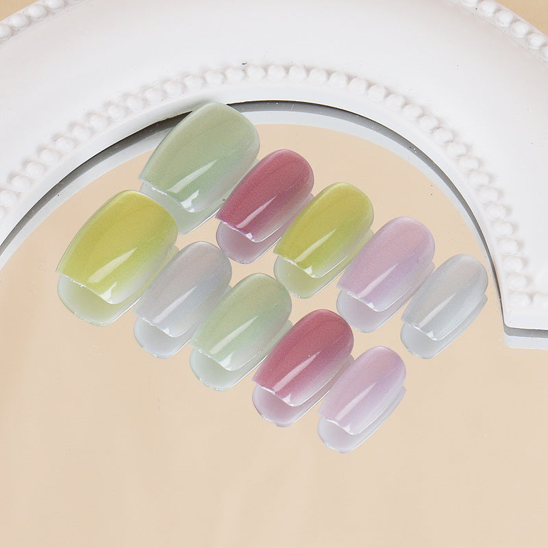 Premium Pastel Ombre Press-On Nail Set Kalsten