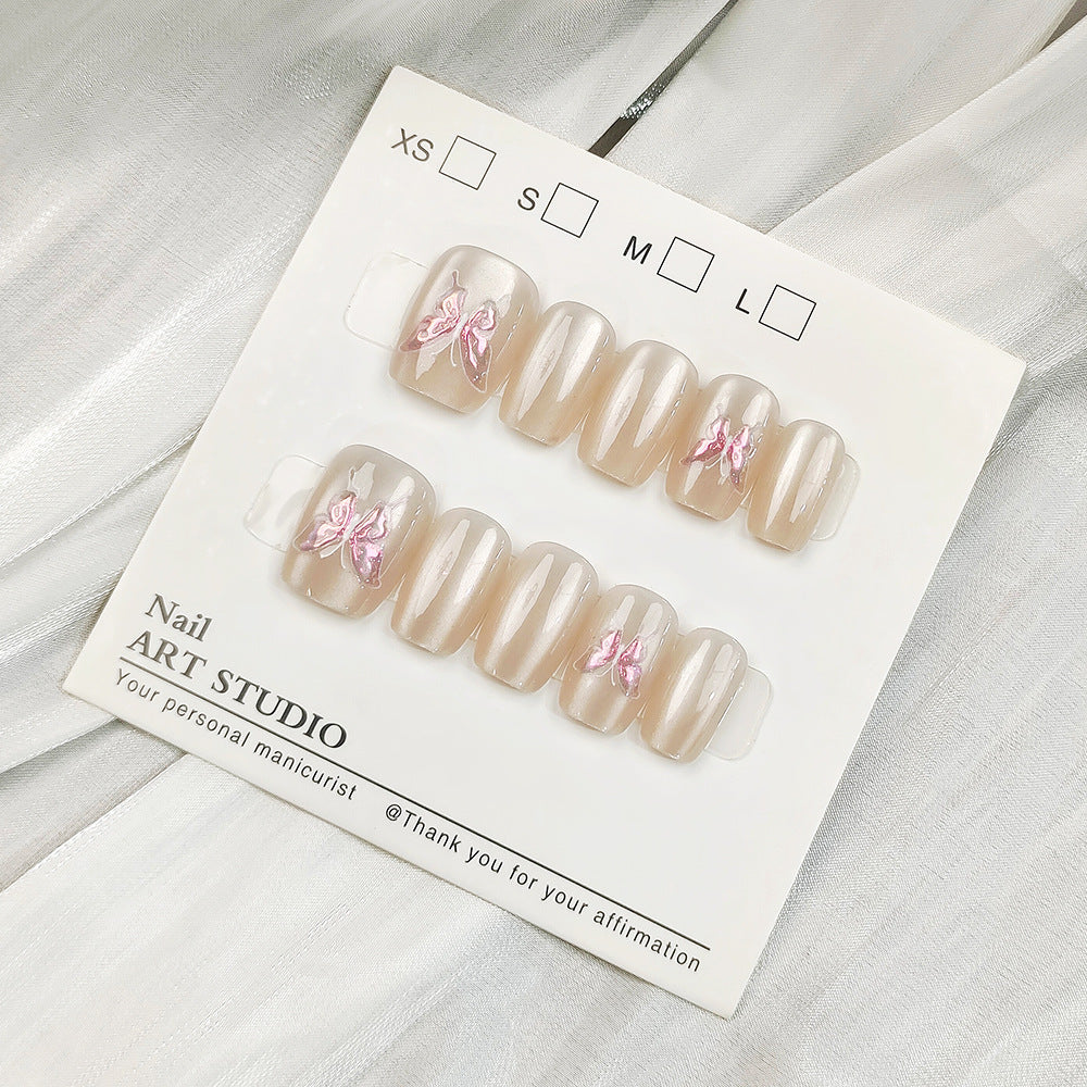 Artificial nails with Elegant Ombre Design Kalsten