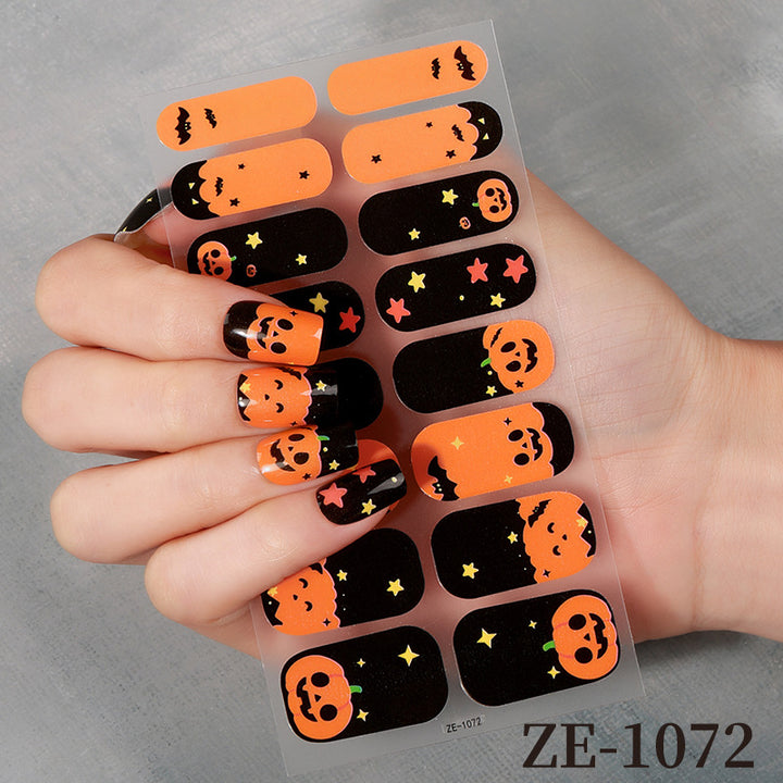 Halloween-Themed Nail Wraps