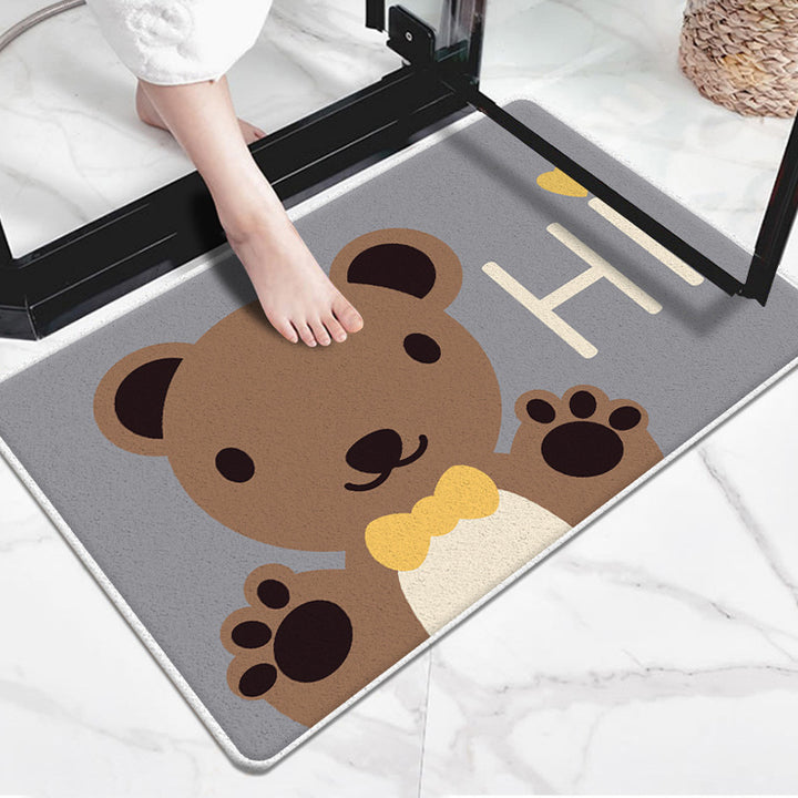 Cute Cartoon Dog-Themed Doormat Kalsten
