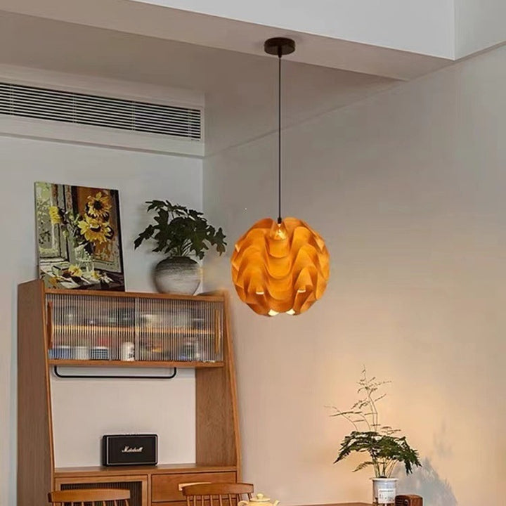 Modern Wave Pendant Light Fixture