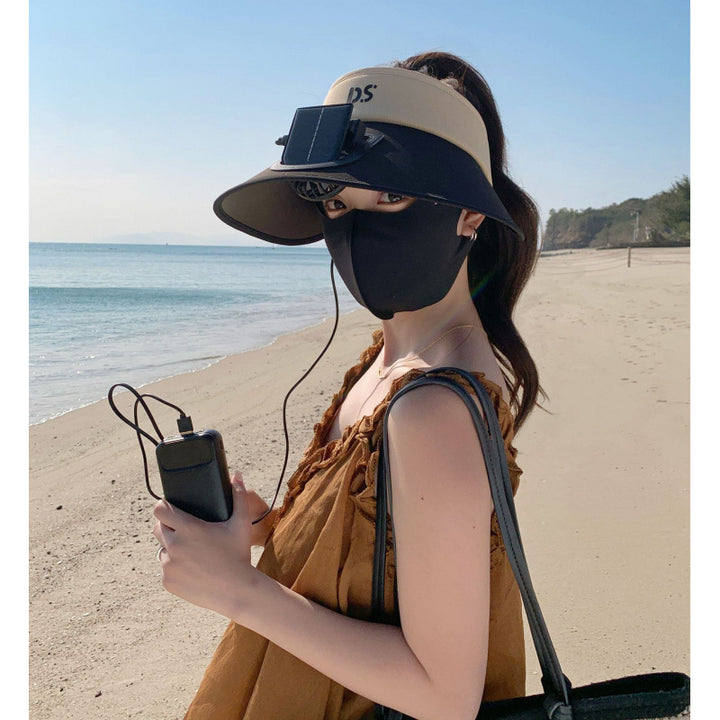 Adjustable sun visor with extra wide brim and breathable headband Kalsten