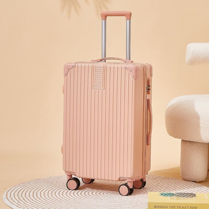 Hard-shell suitcase with double safety lock and flexible interior Kalsten
