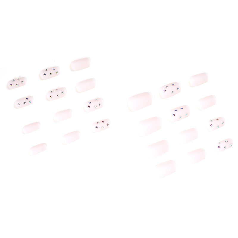 Artistic nail art with elegant rhinestone embellishments Kalsten
