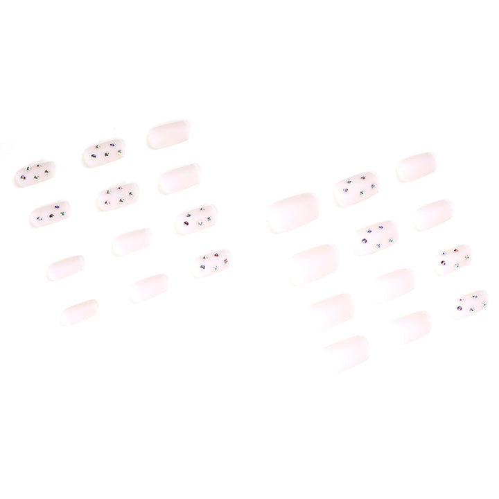 Artistic nail art with elegant rhinestone embellishments Kalsten
