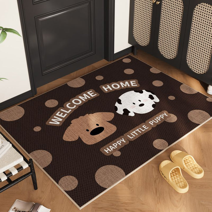 Adorable Cat-Themed Welcome Mat