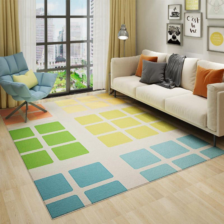 Geometric Pattern Area Rug Kalsten