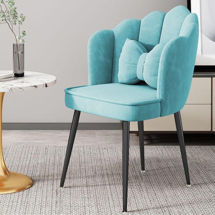 Modern Accent Chair with Gold Legs Kalsten