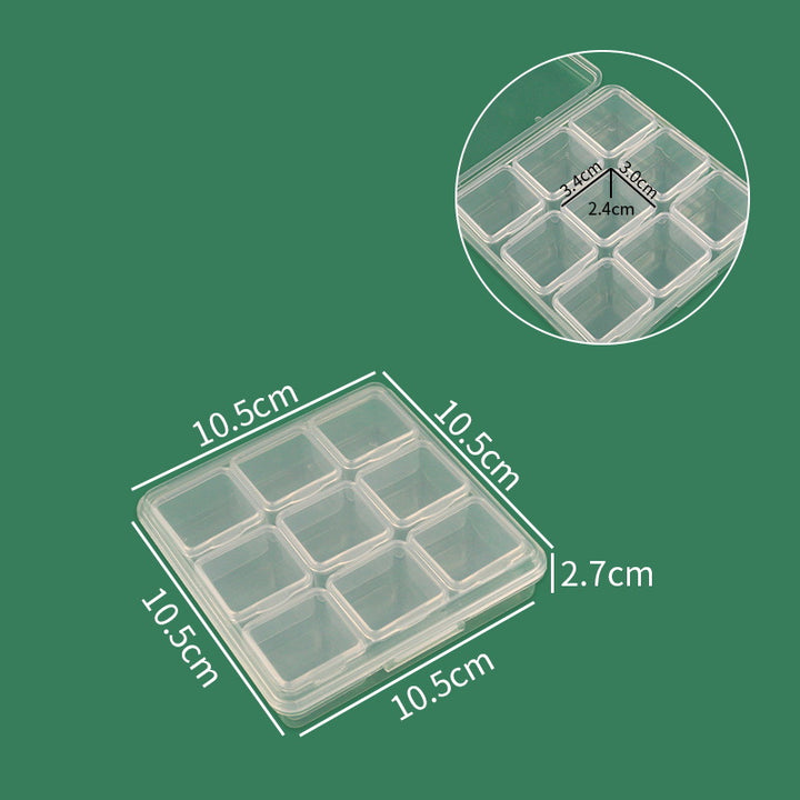 9-Compartment Clear Storage Organizer Kalsten