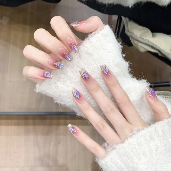Glitter Ombre Nail Set Kalsten