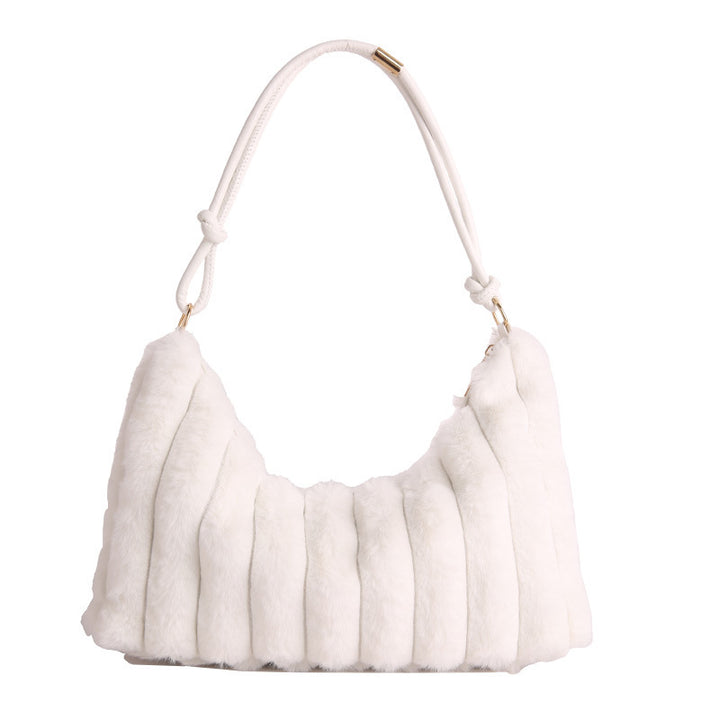 Luxurious Faux Fur Hobo Bag Kalsten