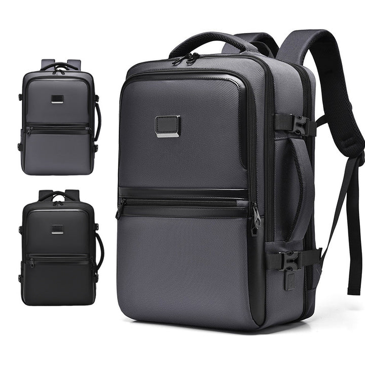 Elegant Laptop Backpack with Water-Repellent Material and Innovative Compartment System Kalsten