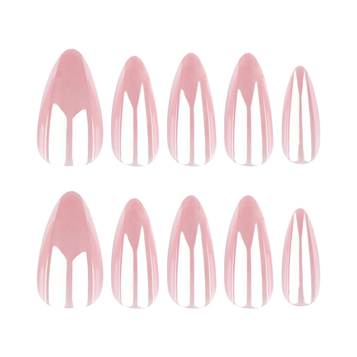 Elegant Stiletto Nails with Glossy Finish Kalsten