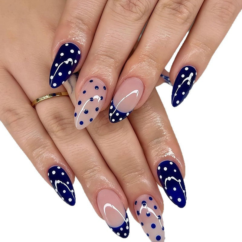 Elegant Patterned Acrylic Nail Art Enhancements Kalsten