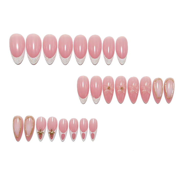 Elegant artificial nails with floral accents Kalsten
