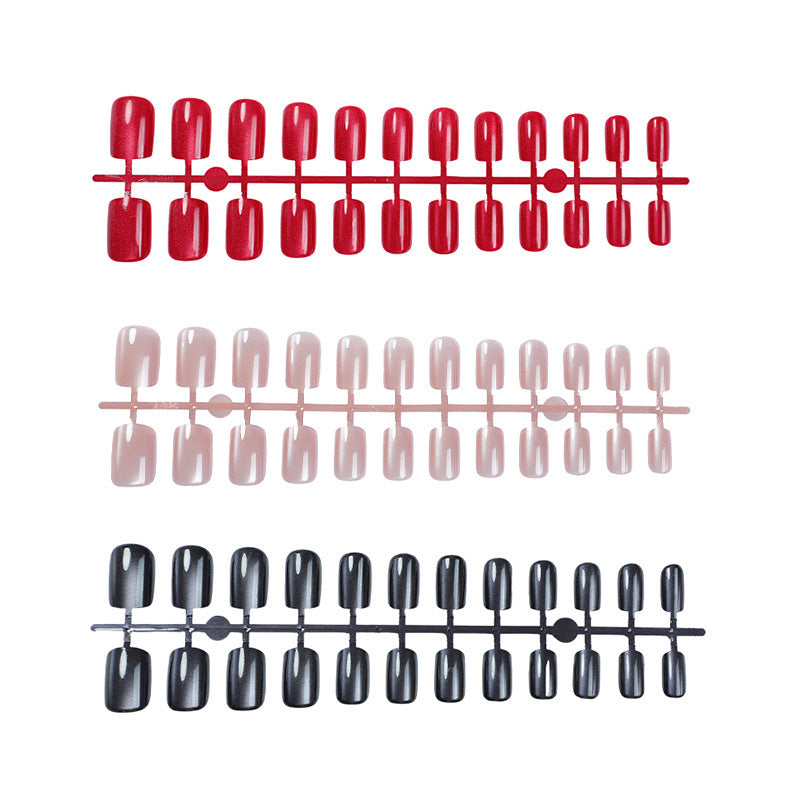 Elegant Press-On Nail Art Set with Sparkling Designs Kalsten