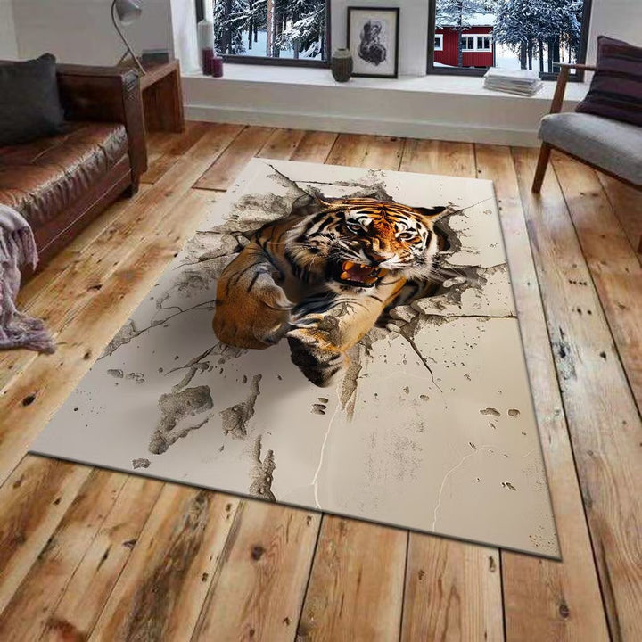 3D Printed Tiger Wall Mural Kalsten