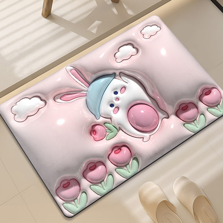 Cute Cartoon-Themed Area Mat