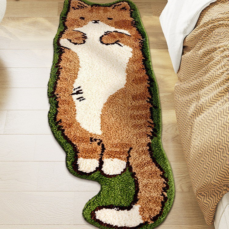 Cute Cat-Themed Floor Mat