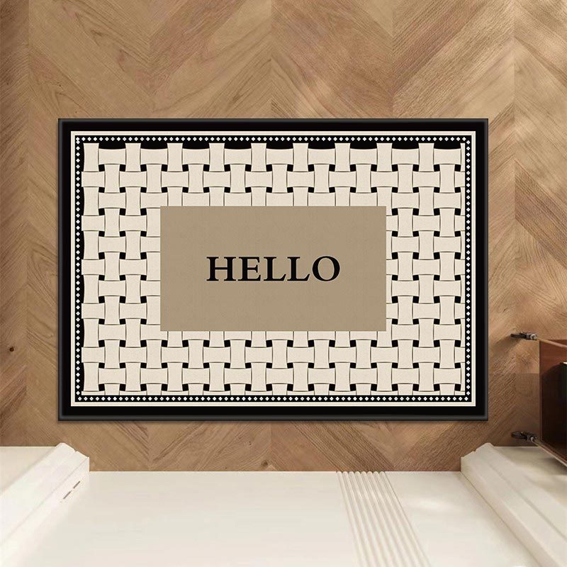Decorative Textured Welcome Mat