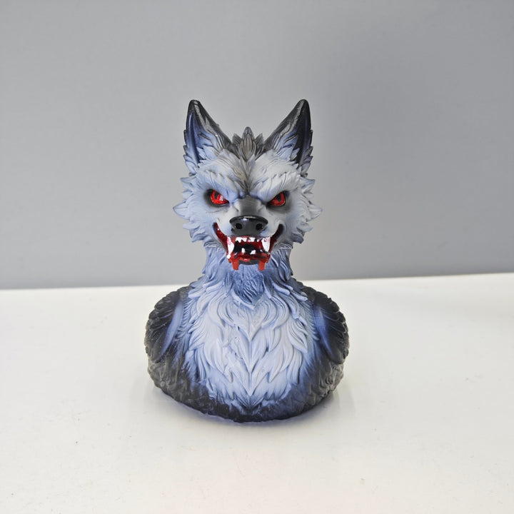 Creepy rubber duck with wolf design Kalsten