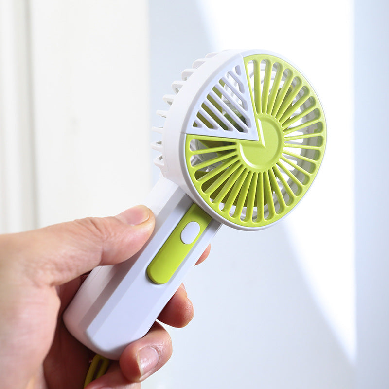 Ladies portable USB fan with ergonomic handle Kalsten