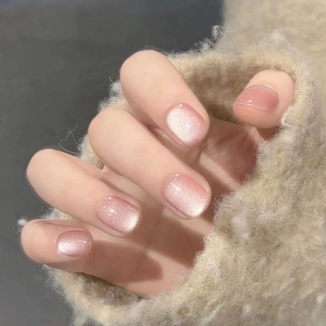 Elegant French Tip Press-On Nails Kalsten