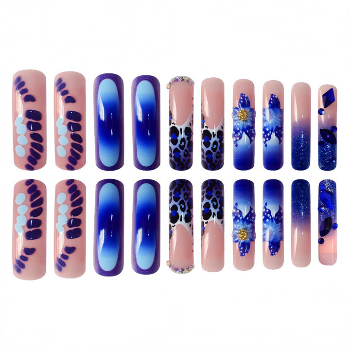 Decorative Press-On Nail Art Extensions Kalsten