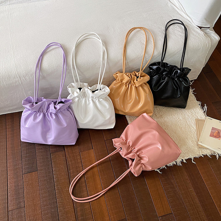 Functional Drawstring Handbag