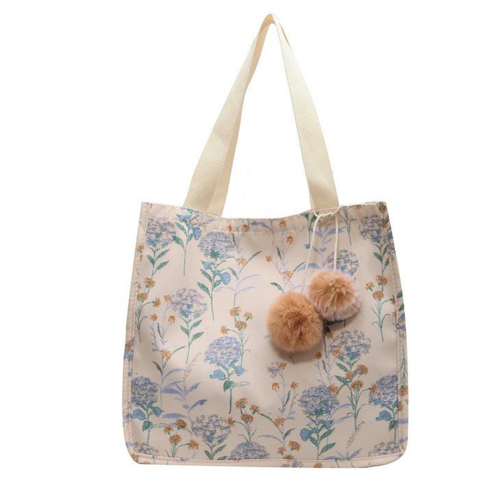 Floral Embellished Tote