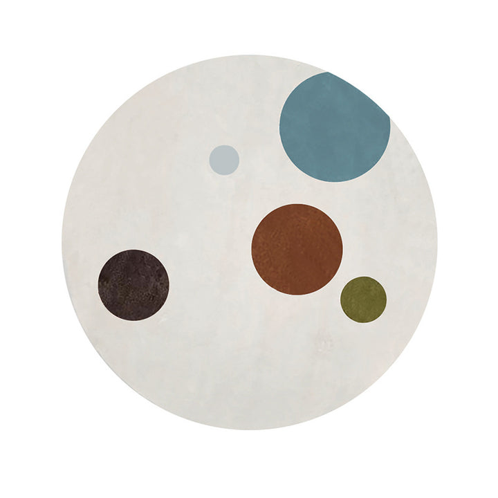 Playful Pirate-Themed Round Area Rug